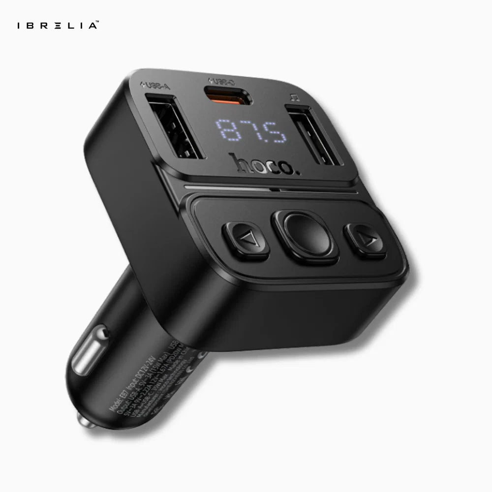 HOCO E87–35W High-Power In-Car Wireless FM Transmitter