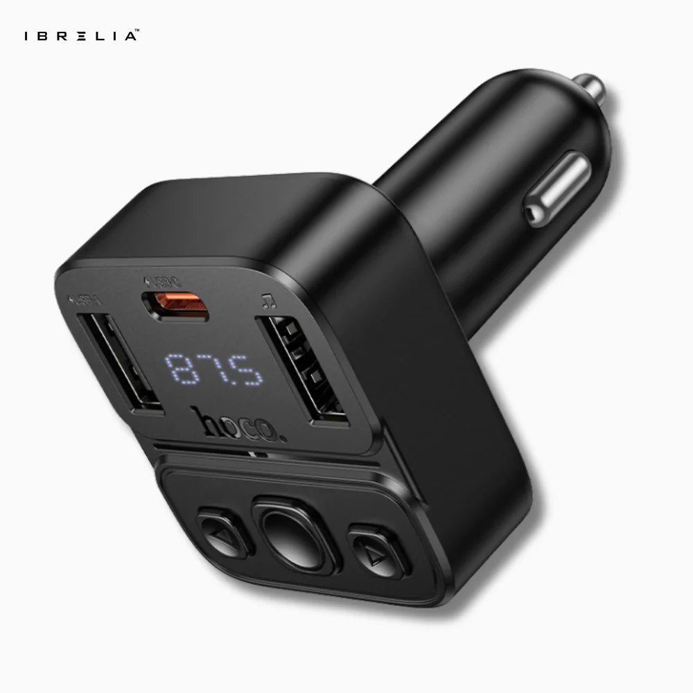 HOCO E87–35W High-Power In-Car Wireless FM Transmitter