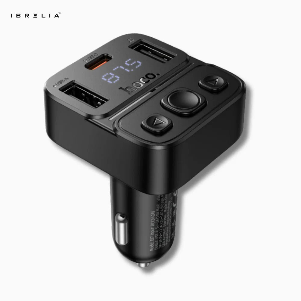 HOCO E87–35W High-Power In-Car Wireless FM Transmitter