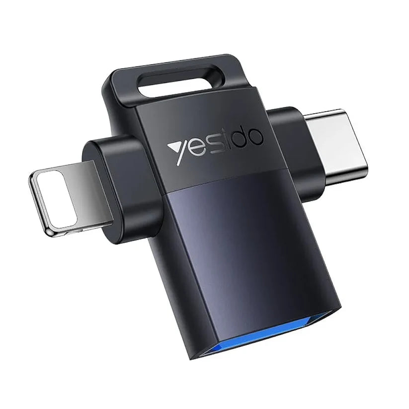 YESIDO OTG ADAPTER 2-IN-1 USB 3.0 HIGH-SPEED DATA TRANSFER GS35