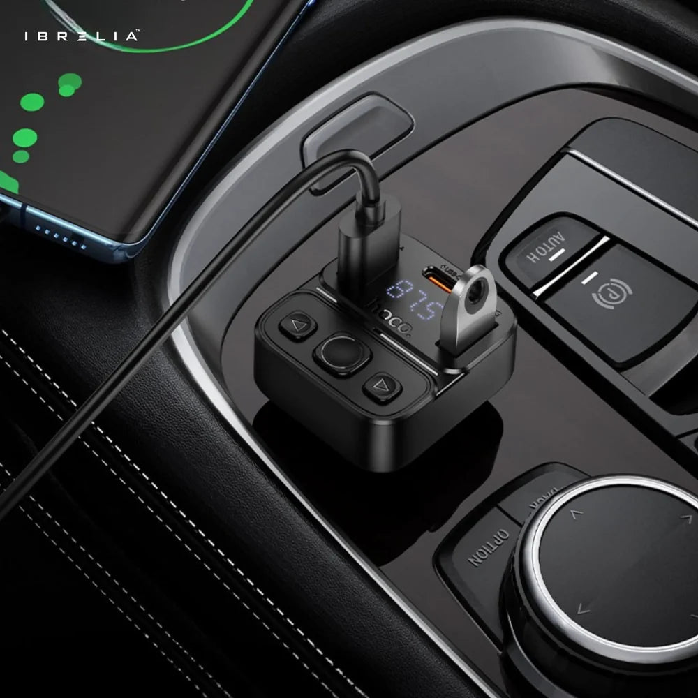 HOCO E87–35W High-Power In-Car Wireless FM Transmitter