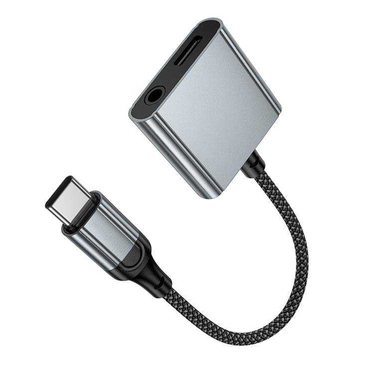 Hoco UPA34 USB-C / Type-C to USB-C / Type-C + 3.5mm Digital Audio Converter