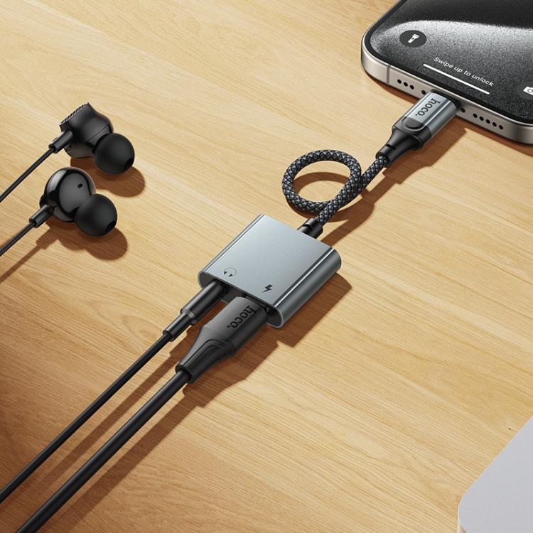 Hoco UPA34 USB-C / Type-C to USB-C / Type-C + 3.5mm Digital Audio Converter