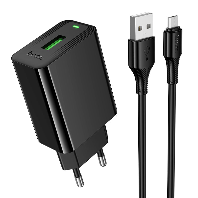 Hoco CS92A 18W USB-A Fast Car Charger (Micro)