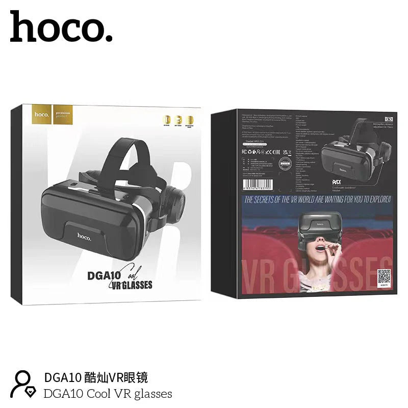 Hoco DGA10 Cool VR Glasses with Built-in Headphones