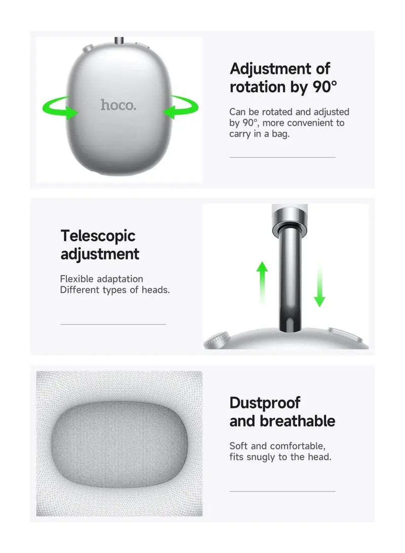 HOCO W55 Wireless Bluetooth 5.4 Headphones