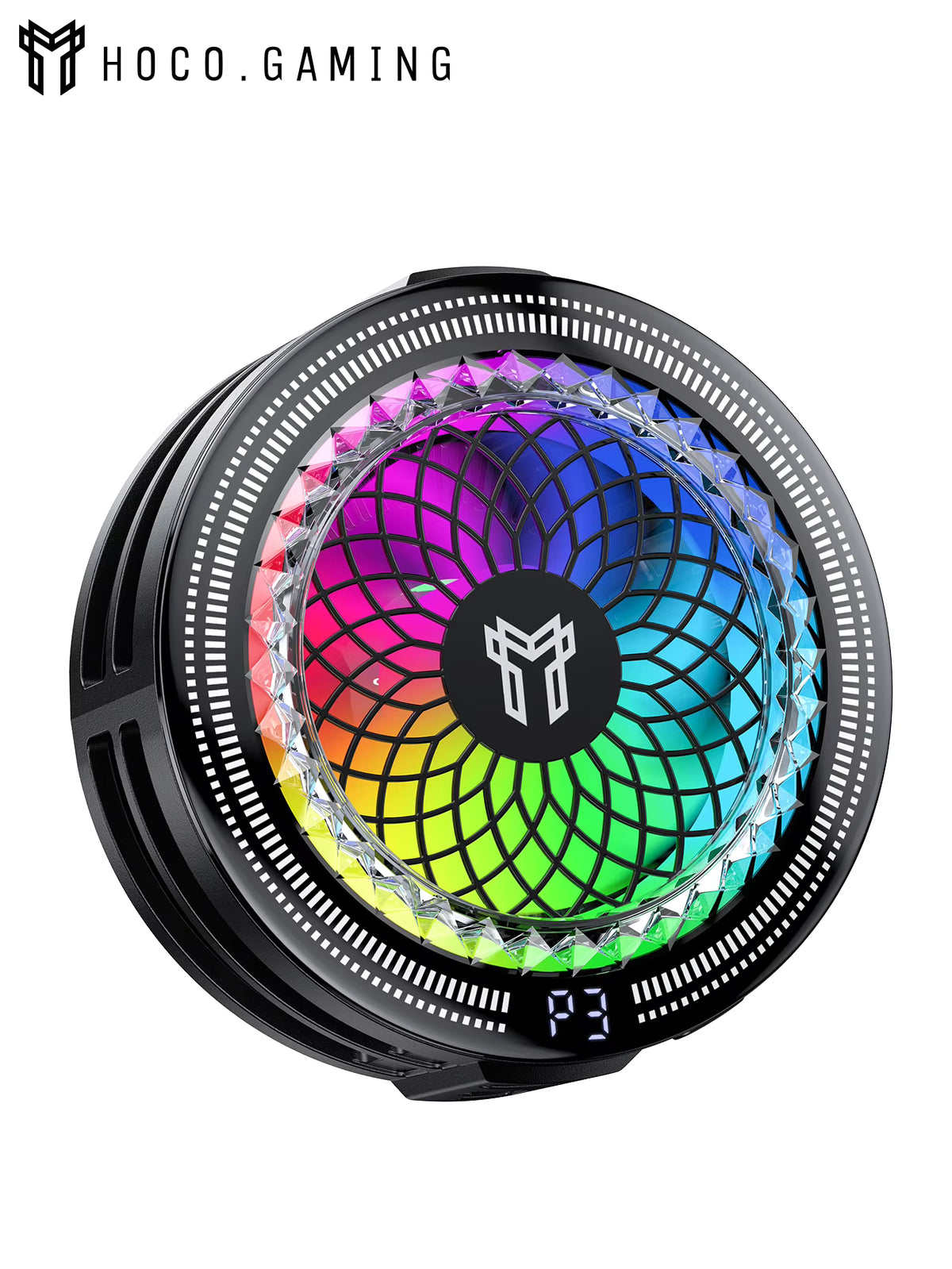 HOCO GA6 AI Magnetic Phone Cooler with RGB Display