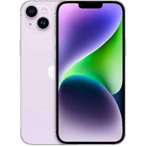 iPhone 14 Purple 128B (Used) 100%