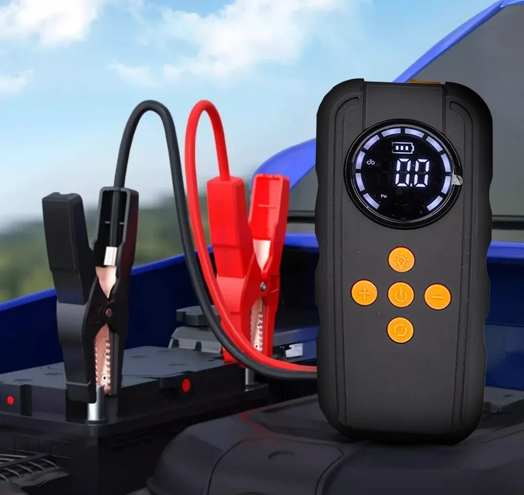 HiMK CM-315 Jump Starter with Air Pump with Flashlight