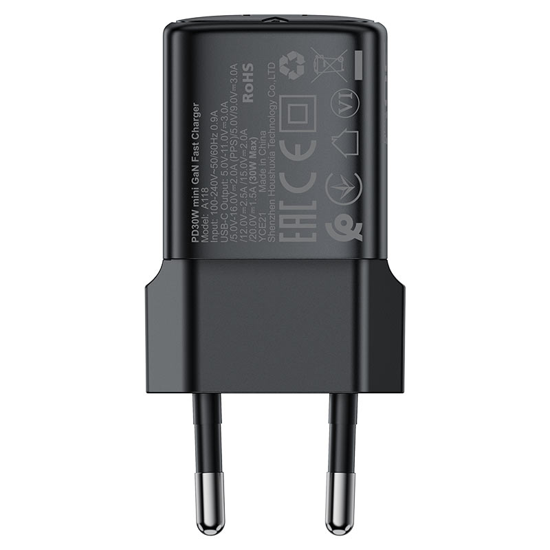 Acefast Fast Charge Wall Charger A118 PD30W GaN (1xUSB-C)