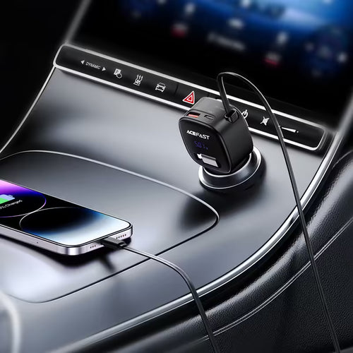 Acefast Fast Charge Car Charger B17 95W (2xUSB-C + 1xUSB-A)