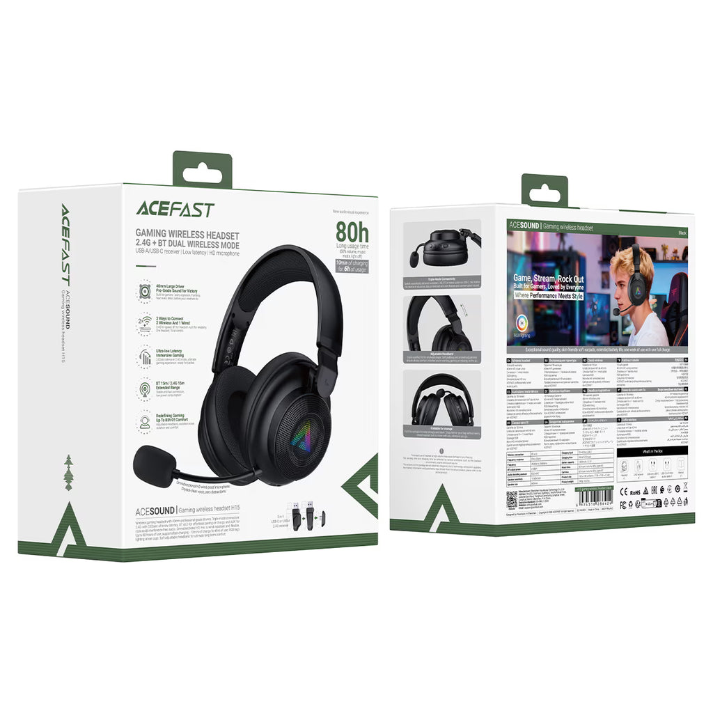 Acefast Gaming Wireless Headset H15