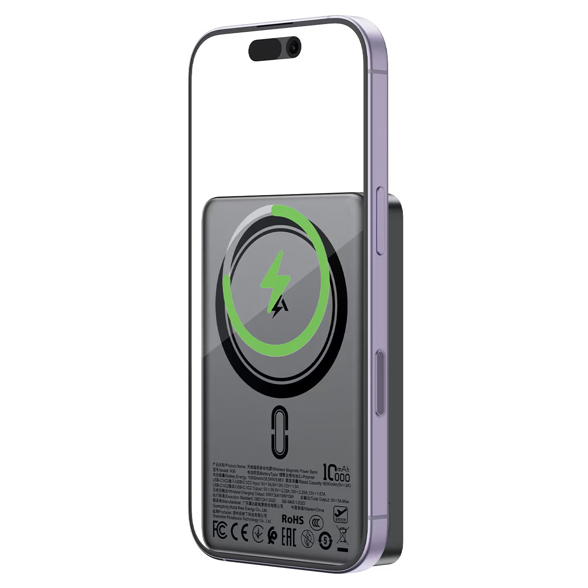 Acefast Magnetic Fast Wireless Charge Power Bank M36 22.5W 10000mAh