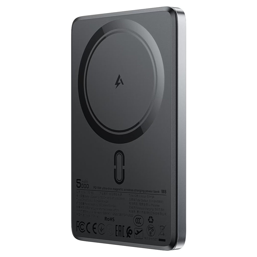 Acefast Magnetic Fast Wireless Charge Power Bank M8 PD18W 5000mAh