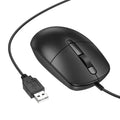 Borofone Computer mouse BG17 Morning wired black