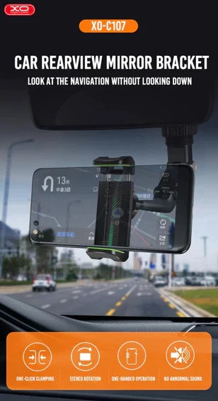XO C107 car rearview mirror multifunctional rotatable Mobile Holder
