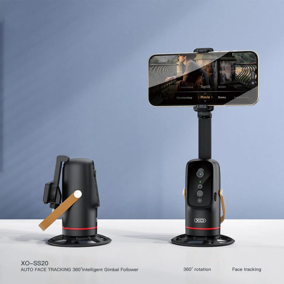 XO Design SS20 Face Tracking 360 Stand, Universal, Black