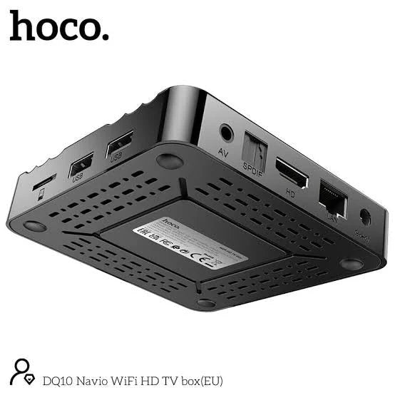 Hoco DQ10 Plus 4K UHD Smart Android TV Box (4GB RAM / 32GB ROM)