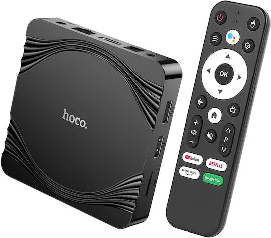 Hoco DQ10 Plus 4K UHD Smart Android TV Box (4GB RAM / 32GB ROM)