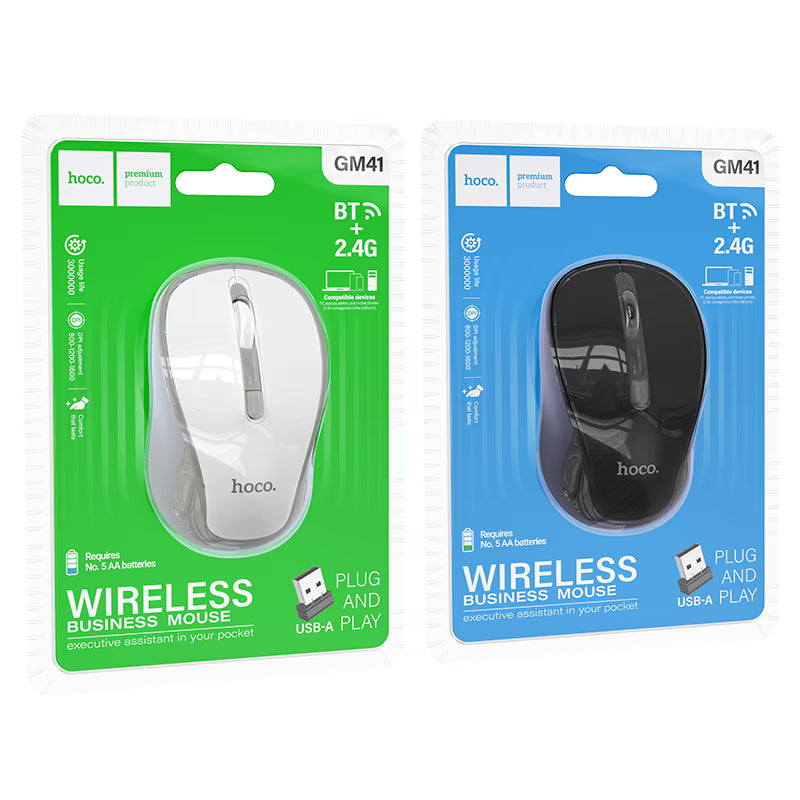Hoco Wireless mouse “GM41 Exciting” 2.4G / BT