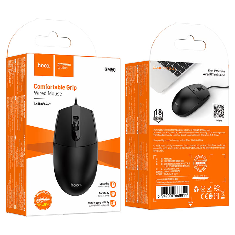 Hoco Wired mouse “GM50 League”
