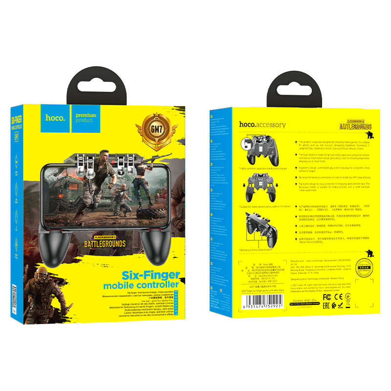 Hoco GM7 Eagle, six finger game controller