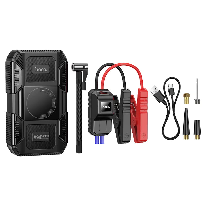 Power bank “QS6 Clever” jump starter + air pump 8000mAh