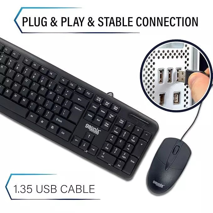 Hoco DI91 Wired Keyboard And Mouse Set