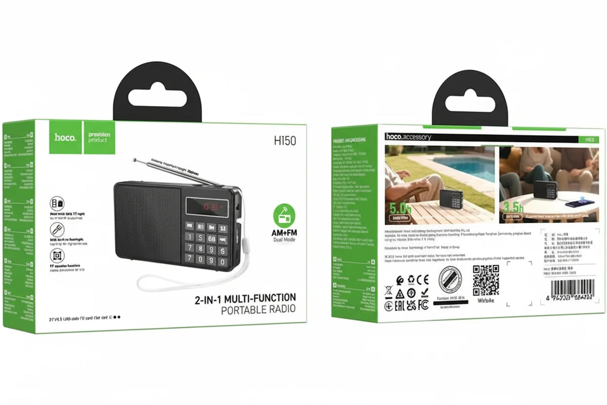 Hoco HI50 2‑in‑1 Multi‑Function Radio AM+FM